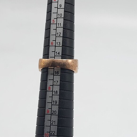 Gold Plated Ring Brown Clear Crystal Accents Size 7 Elegant Sparkling Design - Picture 5 of 5